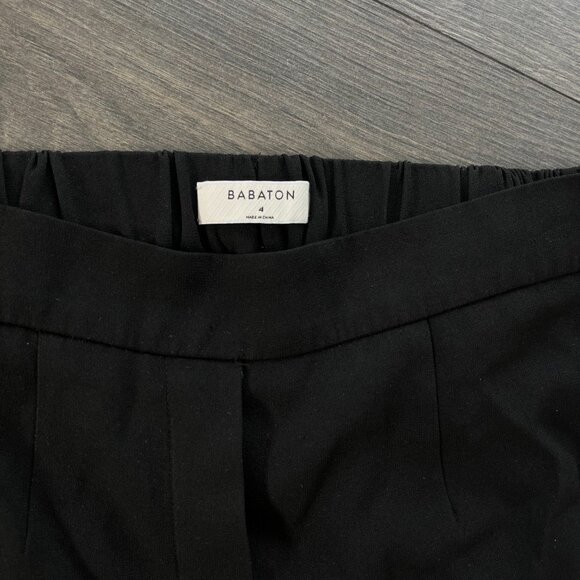 Babaton Aritzia Black Dress Pants w/ White Stripe - size 4 - Picture 6 of 8